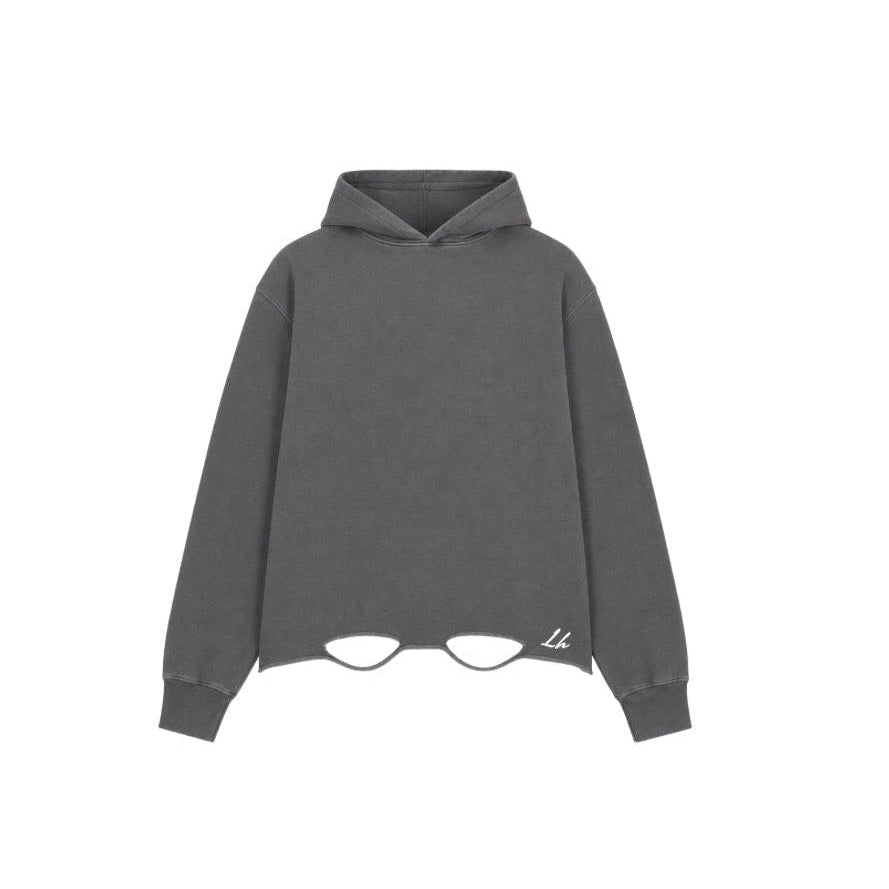 distressed LH hoodie